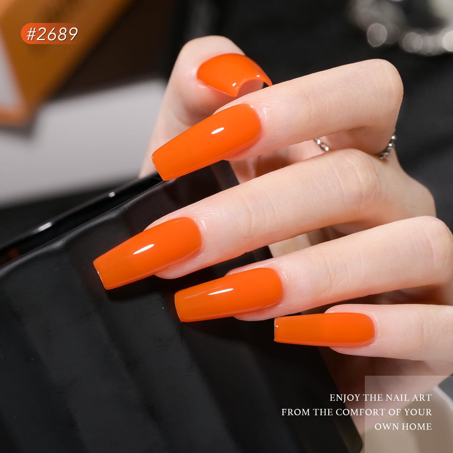 GAOY 42 Pcs Gel Nail Polish Kit, Neon Summer Bright Pink Orange Coral Green Colors Gel Nail Polish Set with Glossy & Matte Top Coat and Base Coat for Salon and DIY Manicure at Home
