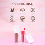 Serum Infused Lip Gloss for Women, Lightweight Non-Sticky High Glossy Moisturizing and Hydrating Lip Gloss 3 ml