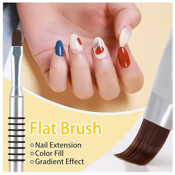 6pcs nail art liner brushes