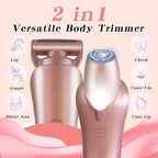 Electric Shaver for Women Bikini Trimmer Facial Hair Removal LED Display Womens Razors for Shaving IPX7 Waterproof Pubic Body Hair Trimmer