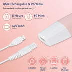 Face Razors for Women, BestMal Bikini Trimmer 5 in 1 Wet/Dry Electric Shaver Razors for Face Nose Eyebrow Beard Mustache Arm Leg Armpit Pubic Area Painless Rechargeable Facial Hair Removal for Women