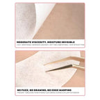 M J Joymay 50 Pairs Eyelash Extension Under Eye Gel Pads Pink Hydrogel V-Cut Natural Lint Free Eye Patches, Premium Eyelash Extension Supplies & Beauty Tools Stick Well(White)