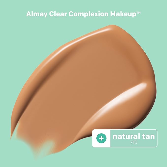 Almay Clear Complexion Acne Foundation Makeup with Salicylic of 2)