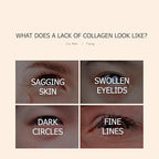 Collagen Six Peptide Dissolve Striation Three Color Eye Cream Eye Bags Hydrating Face Skin 60g / 2.03fl.oz