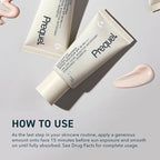 Skin Sun Barrier Mineral Sunscreen SPF 50. PA++++ Broad Spectrum Zinc Oxide Sunblock with Semi-Transparent Lightweight Texture. Moisturizing UV Defense for Face. Travel Size, 1.7oz