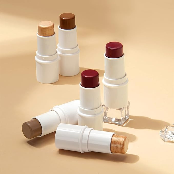 3 Colors Highlilghter Contour Blush Sticks Creamy Sticks All Skin 1 L