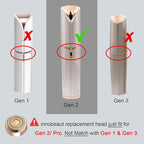 Refill for Flawless Replacement Heads Compatible with Finishing Touch Facial Hair Removal tool for Women As Seen On TV, 8-pc Pack