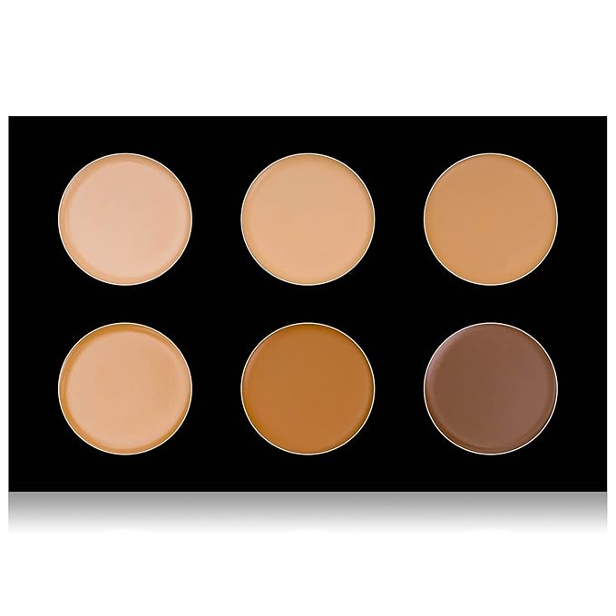 SHANY Foundation/Cream Contour & Highlighting Palette - Layer 1 - Refill for the 6 Layer Mini Masterpiece Collection Makeup Set