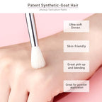 Jessup Small Eye Makeup Brush Set Professional 15pcs White/Silver Premium Natural-synthetic Eye Shadow Blending Concealer Eye & Brow Liner Brushes, T237