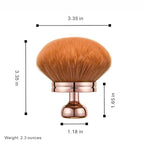 Extra Large Kabuki Brush Set for Body and Face, for blush, loose powder manicure multi-functional and tanning, Gift for women with Velvet Bag(RoseGold 2pcs)
