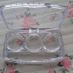 10 Pcs Clear Empty Eyeshadow Palette Plastic Eyeshadow