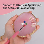 Nail Polish Palette, 2Pcs Resin Nail Art Palette,