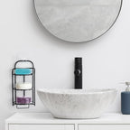 3-Tier Shower Soap Shampoo Bar Holder, Self Adhesive & Freestanding Draining Bathroom Soap Dish Caddy for Bathroom Wall Accesories Decor