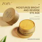 Under Eye Patches - 60PCS Eye Masks for Eye Care, 24K Gold Eye Patches for Puffy Eyes & Dark Circles Treatments, Reduce Under Eye Puffiness & Smooth Wrinkles (Gold)