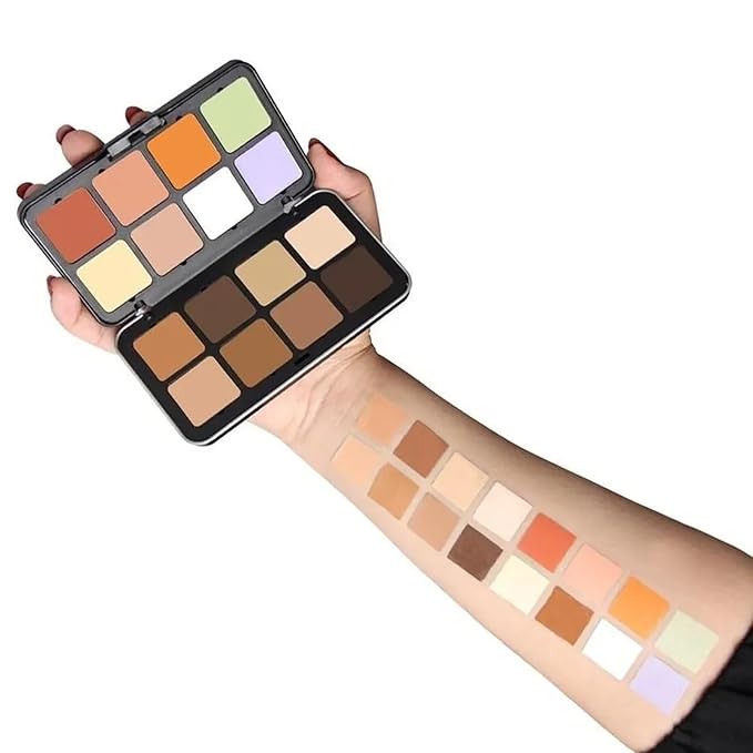 Color Correcting Concealer Palette, Contouring Foundation Creamy Contour