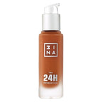 3INA The 24H Foundation 667-24H Long-Wearing Formula - Medium To High Buildable Coverage - Smooth Matte Finish - Expanded Shade Selection - Waterproof, Cruelty Free, Vegan Makeup - 1.01 Oz