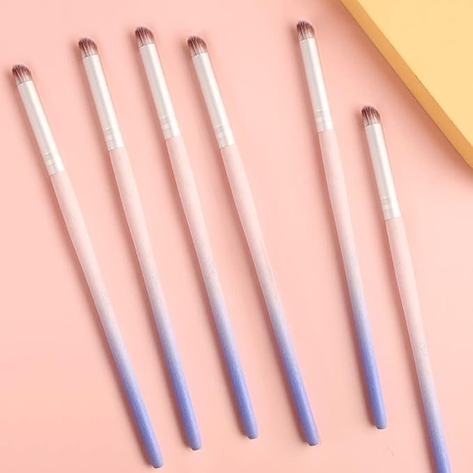 6pieces ombre nail brush wood