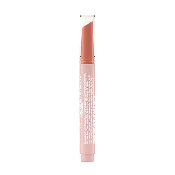 Neutrogena High Shine Glossy Lip with Maracuja Oil + Vitamins & Antioxidant Vitamin E, Nourishing Glossy Lip, Non-Retractable, Pigmented For Buildable Color, Temptation, 0.07 oz
