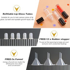 YITOU 12PCS Lip Glaze Bottle Empty 5ml, Transparent Glaze