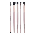 e.l.f. Ultimate Eyes 5 Piece Brush Collection, Makeup Brushes For Eyeliner, Eyeshadow, Brows & more, Vegan & Cruelty-Free