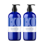 EO Shower Gel Body Wash, 16 Ounce (Pack of 2), Lavender, Organic Plant-Based Skin Conditioning Cleanser with Pure Essentials Oils