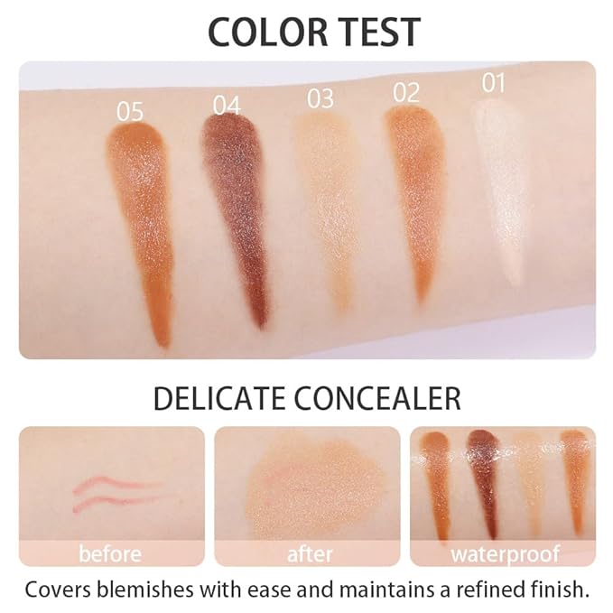 6 Colors Magic Touch Correcting Concealer Palette for 1 Count)