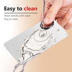 2Pcs Cosmetic Makeup Palette, Premium Stainless Steel Metal