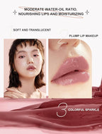 INTO YOU Lip Gloss, Lip Stain Long Lasting, Lip Tint, Lip Plumper Gloss, Glitter Lip Gloss, Liquid Lipstick, Lip Oil, Vivid Color, Smudge-Proof, Lightweight, Naturally Moisturizing (G06)