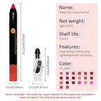 Charm Orange Crayon Matte Lipstick Lip Liner Pencil, Moisture Smooth Lipstick Pencil, With pencil sharpener Sharpenable Lip Pencil, Ultimate Lip Crayon for Women Smudgeproof Waterproof 05#