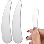 minkissy Makeup Spatula Small Metal Cosmetic Spatula Stainless