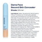 Alleyoop Game Face Concealer Makeup, Lightweight to Medium Buildable Coverage Under Eye Concealer, For Blemishes, Crease-proof and Hydrating with Smooth Second Skin Finish - Winner