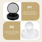 FOMIYES Eyeshadow Pallets Makeup Storage Organizer Box Empty Loose Powder Blush Container Empty Blush Case Loose Powder containers Compact Container: Reusable Eyeshadow Pallets Makeup Pallet