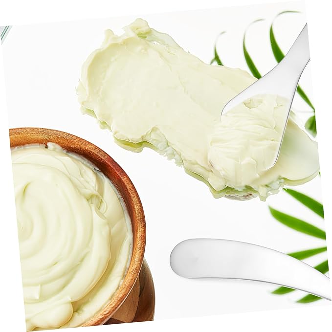 Compact Beauty Spatula Set - 2pcs Reusable Metal Makeup Scoop - Ideal for Lotions - Moisturizers and Creams - Essential Skincare Tool for Facial Care and Cosmetic Use