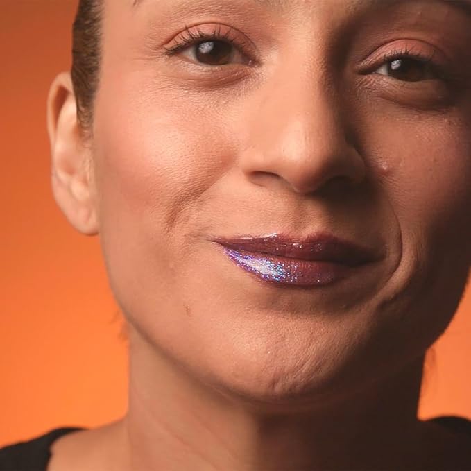 UNICORN SNOT Lip Gloss, Long-Lasting Sparkly Lip Shine, Vegan & Cruelty Free, Non-Sticky Formula, Lip Gloss for Festivals and Rave Makeup, Clear (Cosmos)