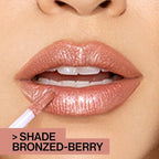 wet n wild MegaSlicks Lip Gloss, Ultra-Glossy, Vitamin-E Enriched, Ultra-Gloss High Shine Moisturizing, Cruelty-Free & Vegan - Crystal Clear(Carded)