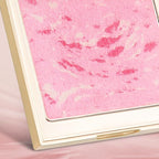 CATKIN Powder Blush for Cheek Blusher Natural Shimmering Blush & Highlight 2 in 1 Creamy Blendable Baked Blush Palette 10g C01 Drunk in Blossom