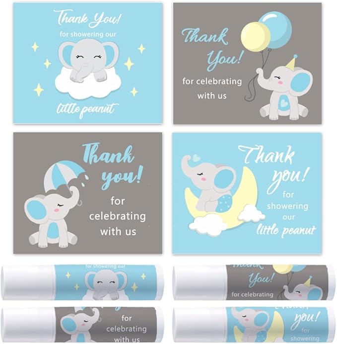 OLYCRAFT 100Pcs 4 Styles Elephant Lip Supplies