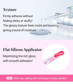 COSNORI Water-full Lip Plumper - Lip volumizing effect, Plump & moist texture, Hydrated lips, Vegan (Strong 01 Clear)