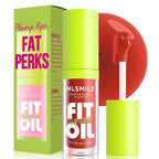 4 Colors Fat Oil Lip Gloss, Lip Oil Lip Glaze Hydrating Lip Glow Oil Big Brush Head Moisturizing Lip Gloss, Shiny Transparent Tinted Plumping Lip Oil Long Lasting Nourishing Non-sticky (08#)