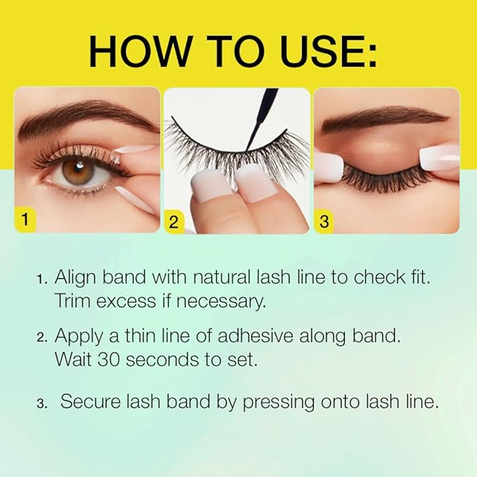 Ardell Active Gainz Lashes - Sweat-Proof & Long-Lasting Wispy Lashes, Comfortable Wear False Eyelashes, 4 Pairs