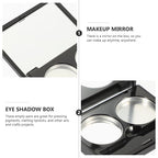 Empty Magnetic Eyeshadow Makeup Palette with 2Pcs Round