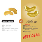 30 pairs 24k gold under