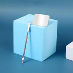 Makeup Mixing Palette, Makeup Spatula Palette with Foundation Spatula, Stainless Steel Makeup Mixing Tray, Nail Art Palette for Mixing Foundation Eye Shadow Eyelash Nail Art