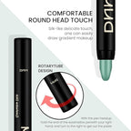 Kaely 2Pcs Cream Eyeshadow Sticks Set for Eyes Waterproof,Green Shimmer Eye shadow Stick Pencil Pen Bulk sombras en crema para ojos 34+34