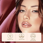 Matte Lip Gloss Stain-Peel Off Lip Liner Tattoo, Brown Lip Tint，Long Lasting Peel Off Lip Stain, Waterproof Transfer-proof Lip Mask Lip Liner Peel Off Lip Gloss,Stayn Lip Makeup. #02