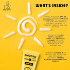 Bee Bald SMOOTH PLUS Head & Face Moisturizer with SPF 30 Sunscreen Lotion Protecting Skin From Harmful UVA/UVB Rays While Hydrating, Moisturizing and Toning, 1.7 Fl Oz