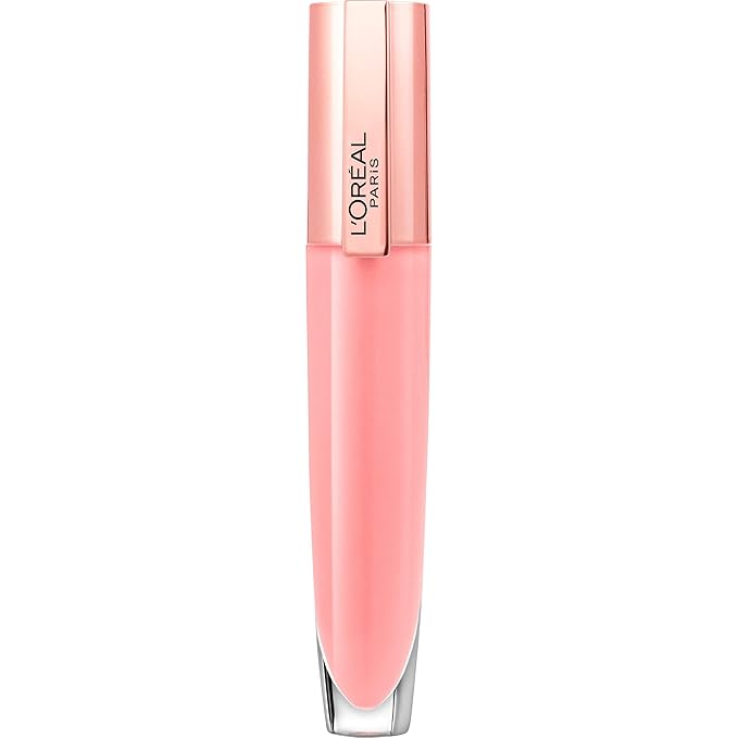 L'Oreal Paris Glow Paradise Hydrating Tinted Lip Balm-in-Gloss with Pomegranate Extract & Hyaluronic Acid, Ultra-Gentle, Non-Sticky Formula, Porcelain Petal, 0.23 fl oz