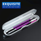 2PCS Metal Deep Purple Cuticle