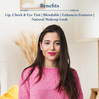 Blue Nectar Lip Tint Balm for Rosy Pink Organic