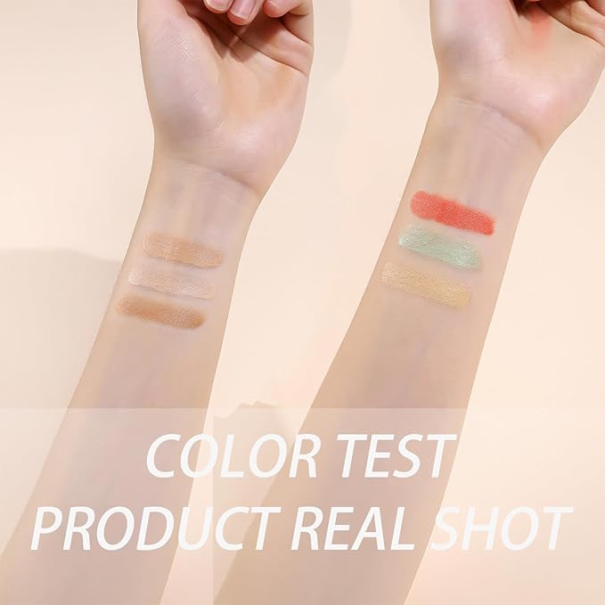 Foundation Concealer Palette + Color Corrector Palette, Light